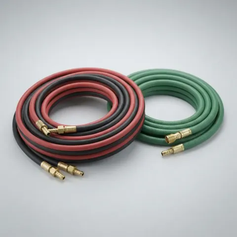Oxygen, LPG and twin welding hose pipes with brass connectors in Khagaria