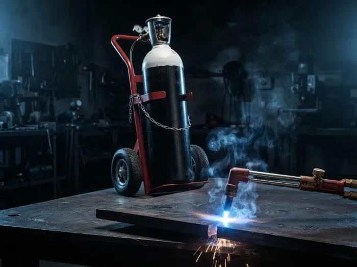 Industrial oxygen cylinder supplier in Khagaria for welding and cutting