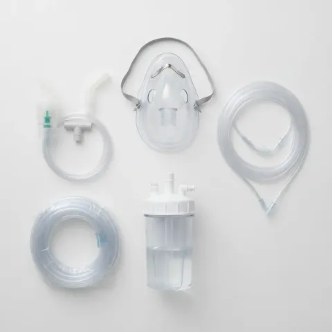 Oxygen masks, nasal cannulas and humidifier bottles in Khagaria