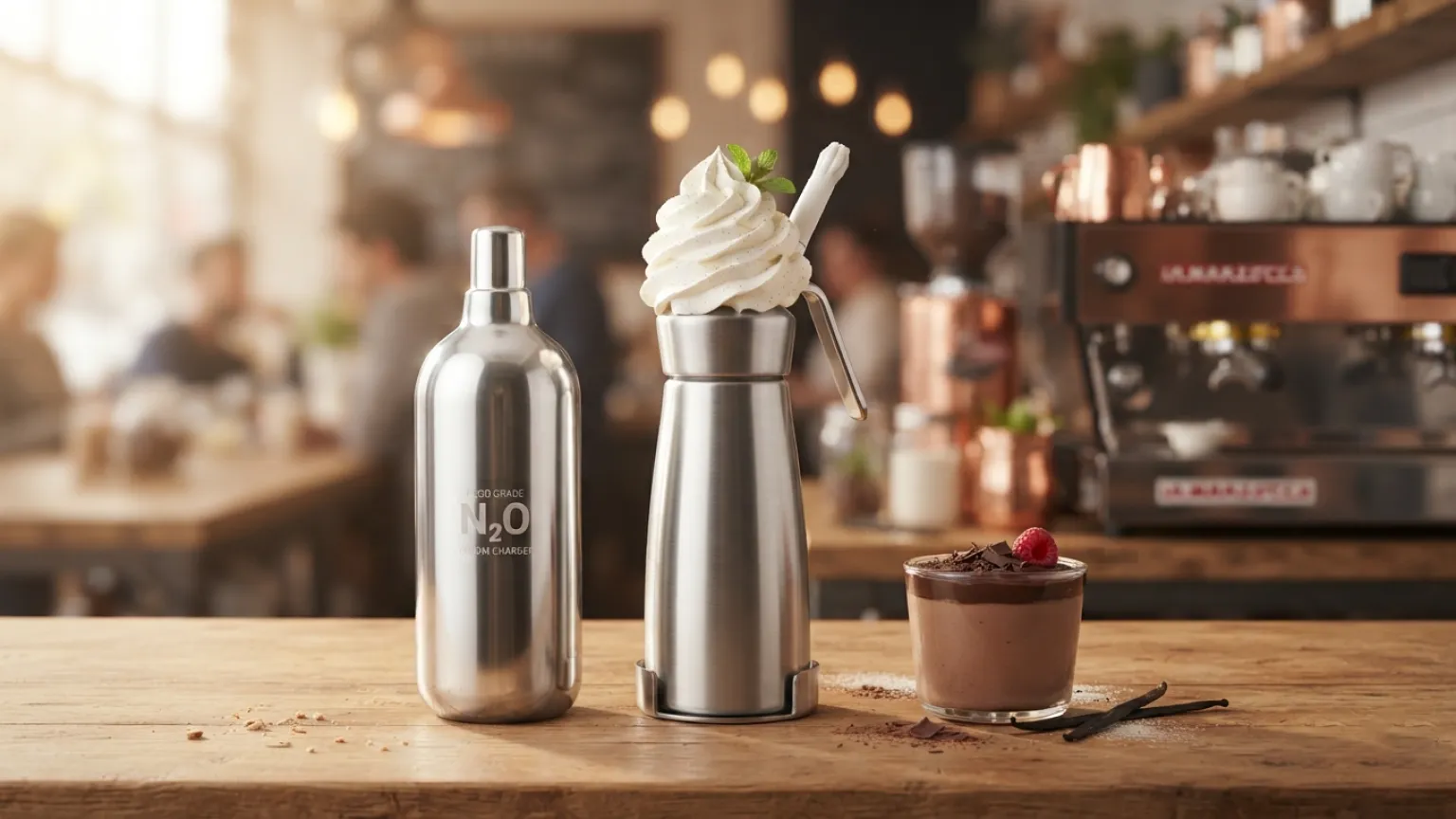 Food-grade nitrous oxide cylinders for whipped cream in Bihar