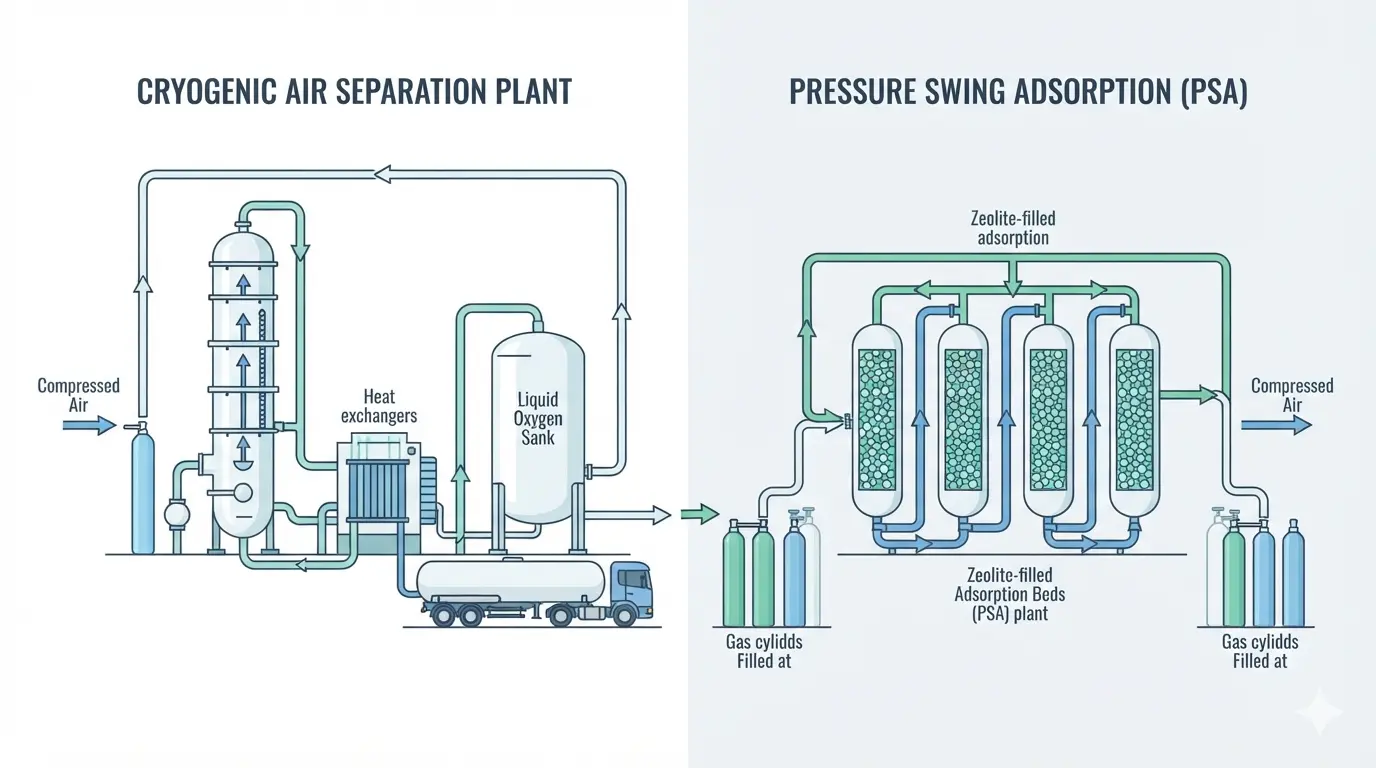 Medical oxygen purity levels and quality testing