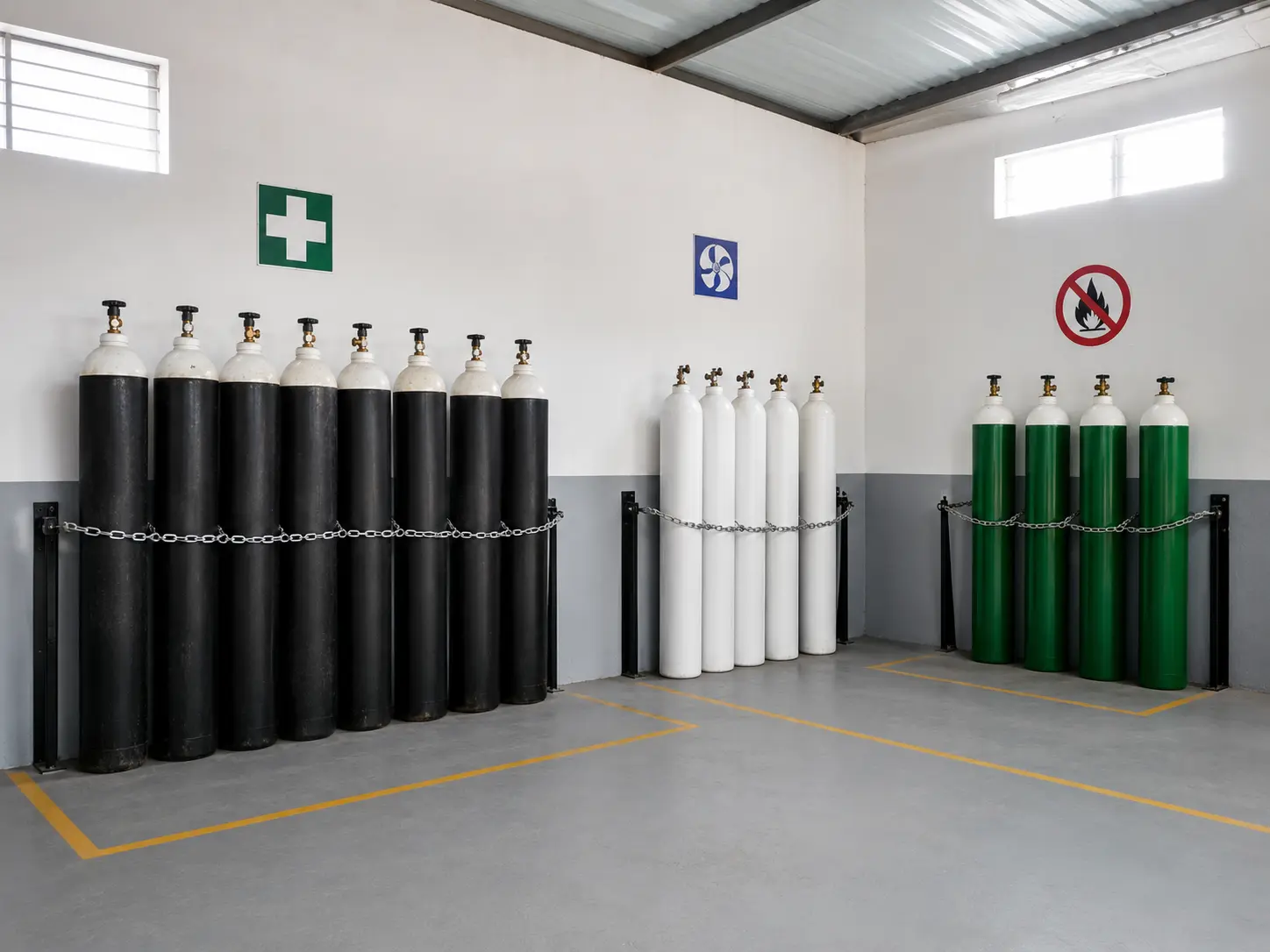 Medical oxygen cylinder testing and certification