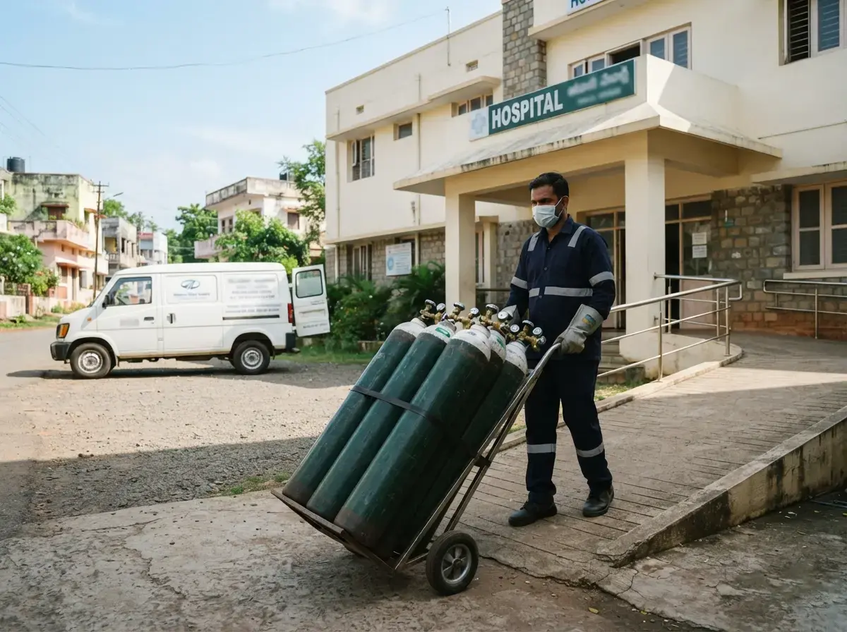 medical oxygen cylinder delivery to hospital by gas supplier medical oxygen cylinder delivery to hospital by gas supplier